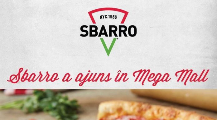 Sbarro deschide un restaurant la Mega Mall mâine, 9 decembrie