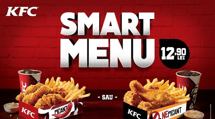 KFC Smart Menu este acum disponibil în toată ţara, de la 12.9 lei