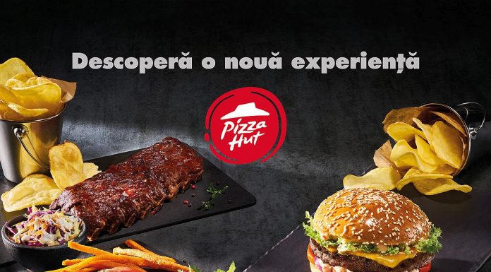 Pizza Hut lansează noul său meniu cu burgeri, coaste si taco