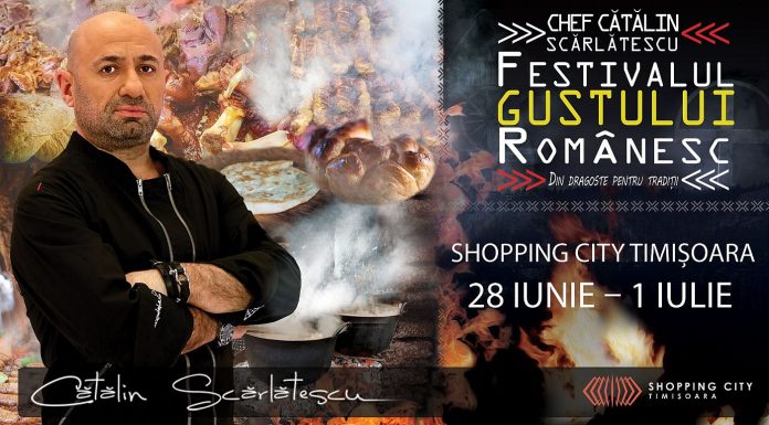 Festivalul Gustului Românesc a debutat la Shopping City Timişoara, sub bagheta lui Chef Scărlătescu