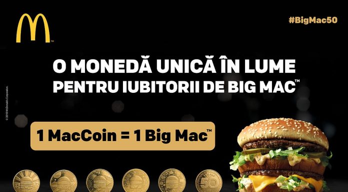McDonald’s lansează MacCoin, colecţie de 5 monede aniversare Big Mac