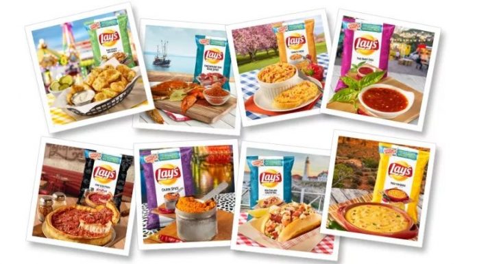 Lay’s lansează 8 noi arome de chipsuri cu gust specific american
