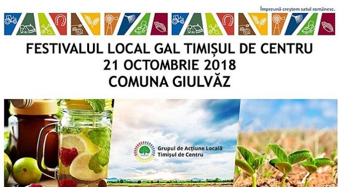 Festivalul Local GAL Timişul de Centru începe pe 21 octombrie în comuna Giulvăz