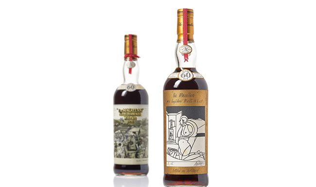 Cea mai scumpă sticlă de whisky din lume? Un Macallan Valerio Adami vândut la 1.1 milioane de dolari