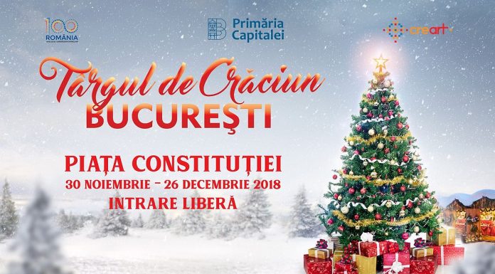Târgul de Crăciun de la Bucureşti îşi deschide porţile pe 30 noiembrie; Bradul a fost deja montat