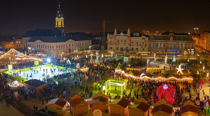 Târgul de Crăciun de la Oradea a fost inaugurat; Iată cum arată