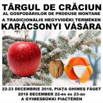 Targul de Craciun al Gospodariilor de Produse Montane Ghimes Faget