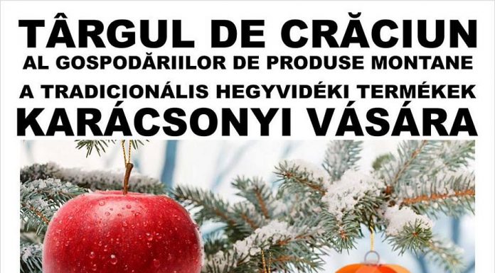 Târgul de Crăciun de la Ghimeş-Făget adună produse artizanale şi bunătăţi ale gospodăriilor montane