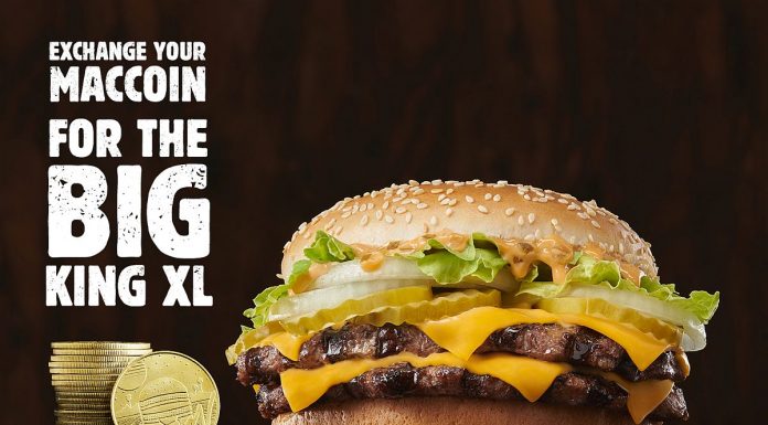 Burger King lansează burgerul Big King XL, se cumpără cu monede McDonald’s MacCoin