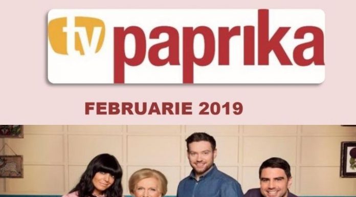 TV Paprika îşi anunţă grila şi recomandările pe luna februarie 2019