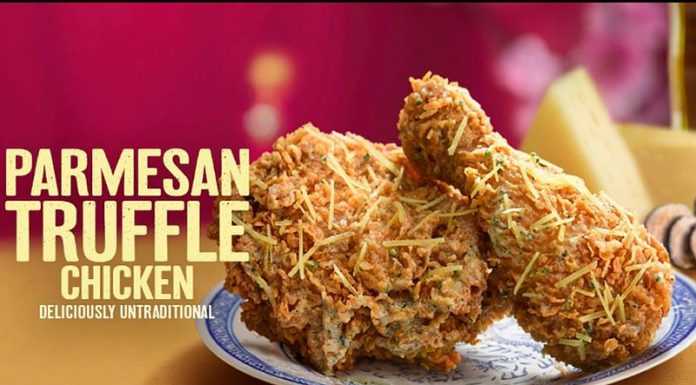 KFC întâmpină Anul Nou Chinezesc cu pui cu parmezan şi trufe