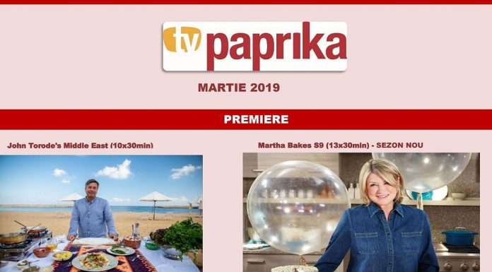 Paprika TV prezintă grila de programe şi recomandările pentru martie 2019