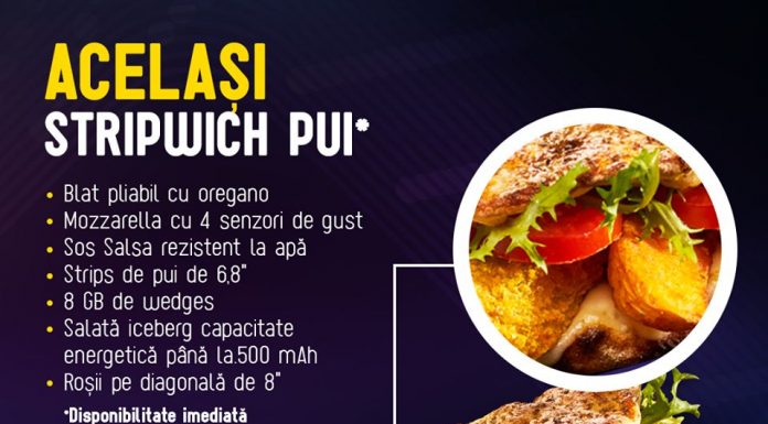 Jerry’s Pizza lansează un pliabil… sandviş deocamdată, cu aluzie la Galaxy Fold