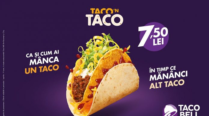 Taco Bell lansează produsul Taco’n Taco: un taco în alt taco, cu sosuri noi