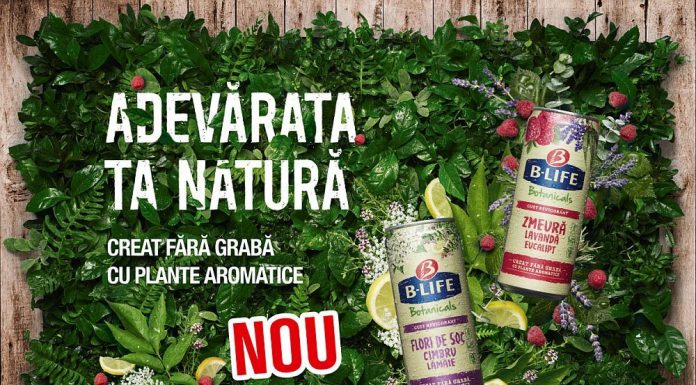 Ursus lansează băutura răcoritoare B-LIFE Botanicals, cu zmeură, lavandă, soc