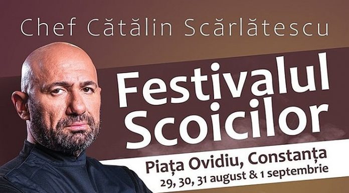 Festivalul Scoicilor Ediţia Specială de Toamnă începe pe 29 august, cu Chef Cătălin Scărlătescu ca amfitrion