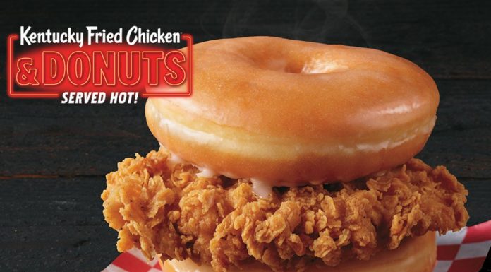 KFC a inventat un sandviş din gogoşi cu pui Crispy