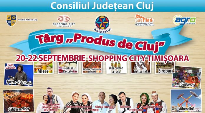 Bunătăţile „Produs de Cluj” vin la Shopping City Timişoara în acest weekend, alături de concerte şi grătare în aer liber