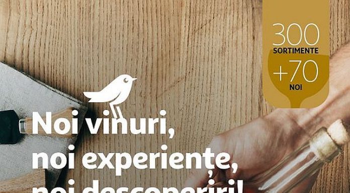 Auchan România organizează Târgul de Vinuri până la 1 octombrie 2019, cu 300 de sortimente de vinuri în cele 33 de magazine ale sale