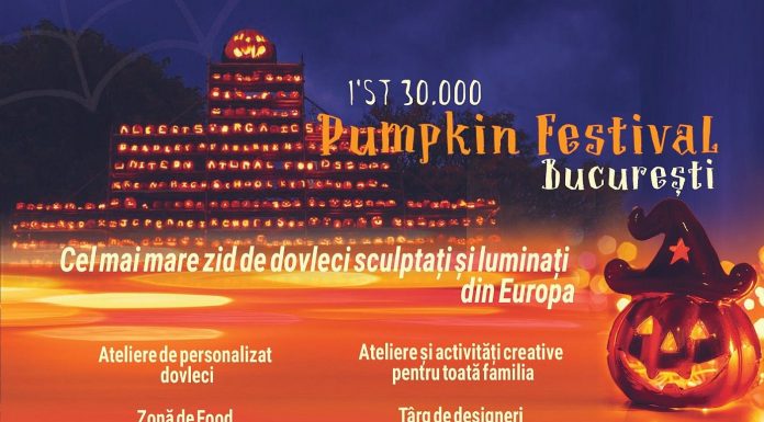 30.000 de dovleci sculptaţi vor împodobi Bucureştiul la Pumpkin Festival de pe 24-27 octombrie