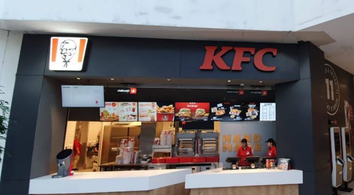 KFC a deschis un nou restaurant în Băneasa Shopping City, cu free refill la băuturi