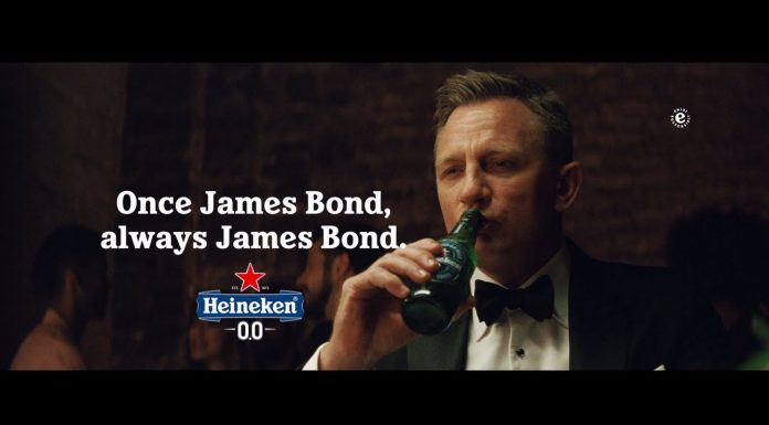 Cea mai nouă reclamă Heineken este cu James Bond, sau mai degrabă cu Daniel Craig (Video)