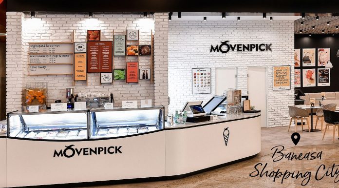 Movenpick este cea mai nouă gelaterie din România, venită direct din Elveţia