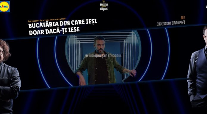 Adrian Despot este cel mai nou invitat al emisiunii LIDL „Bucătar fără Scăpare” (Video)