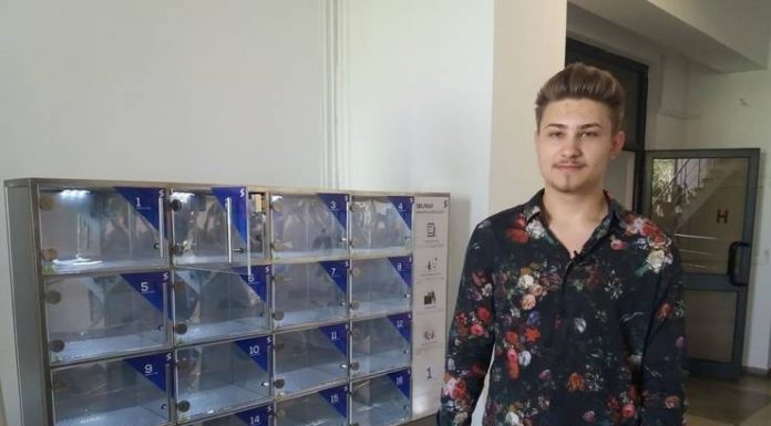 Idee genială a unui tânăr din Iaşi: automat cu mâncare caldă deschis în oraş