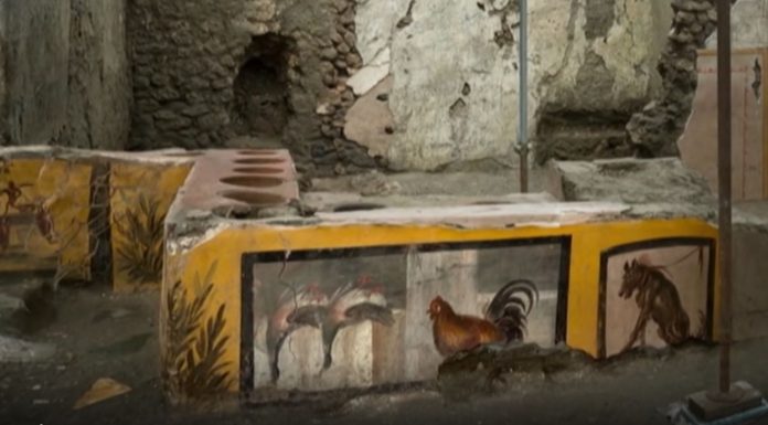 O zonă de street food de acum 2000 de ani a fost descoperită în Pompeii