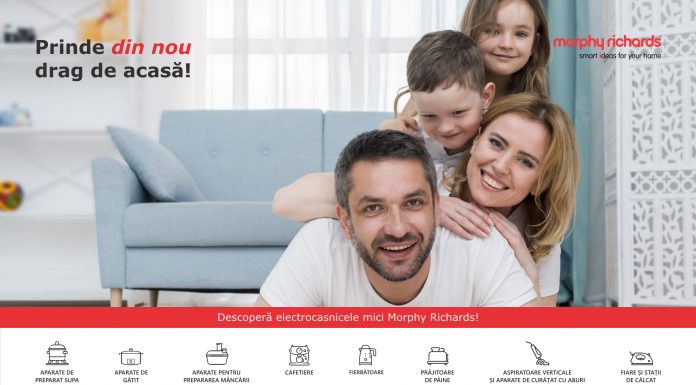 Brandul britanic Morphy Richards se lansează în România cu un portofoliu vast de electrocasnice pentru bucătărie Morphy Richards