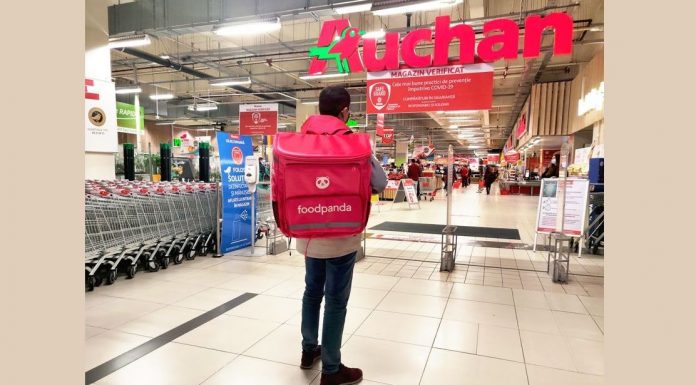 Foodpanda România va începe să livreze rapid produse din hipermarketurile Auchan