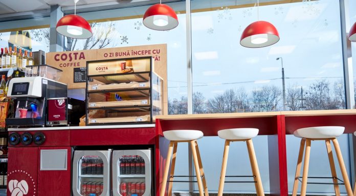 Auchan România şi Costa Coffee anunţă un parteneriat pe piaţa locală, inaugurează Coffee Corners în magazine