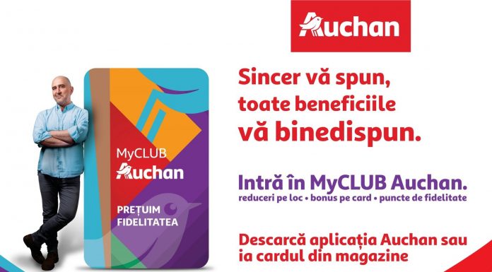 Auchan România a lansat programul de fidelitate MyCLUB Auchan