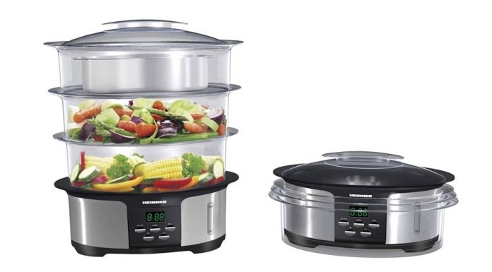OFERTA ZILEI: Aparat de gătit cu aburi Heinner HSA-1000XMC la doar 145 de lei! Heinner