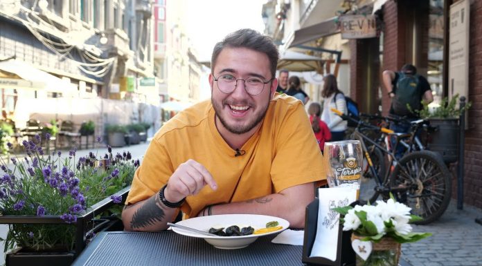 Degustăm cu Denis la „Le Monelline” paste speciale, o piadină și un desert pe bază de mascarpone