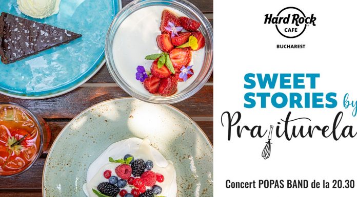 Hard Rock Cafe anunţă lansarea unui nou meniu cu deserturi, în colaborare cu bloggerul culinar Prăjiturela