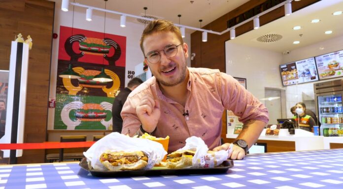 Degustăm cu Denis la Burger King din AFI Brașov „Rodeo bacon king” și „Extra long chili cheese”