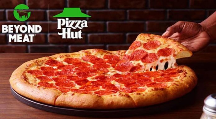 Pizza Hut a lansat o nouă pizza cu salam Pepperoni pe bază de plante