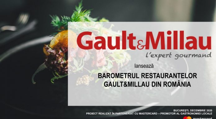Barometrul restaurantelor Gault&Millau indică o creştere a indexului de încredere în restaurante la 49/100