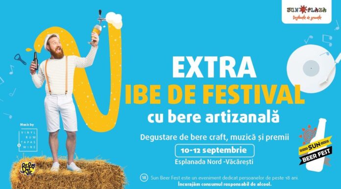 Sun Plaza organizează un festival de bere artizanală, Sun Beer Best între 10 şi 12 septembrie