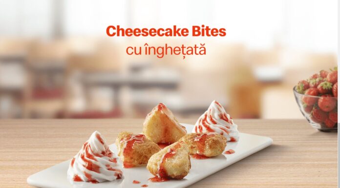 McDonald’s aduce în meniu un nou desert: Cheesecake Bites