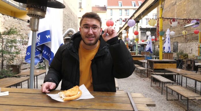 Degustăm cu Denis celebrul lángos de la Street Food Karaván din Budapesta
