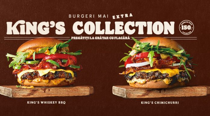 Burger King România lansează King’s Collection – doi burgeri premium, cu gust fin de whiskey sau sos de vită inspirat din Argentina
