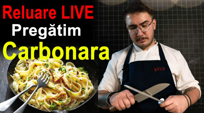 🍽 Gătim împreună spaghete carbonara & spaghete cu somon și pesto din pătrunjel