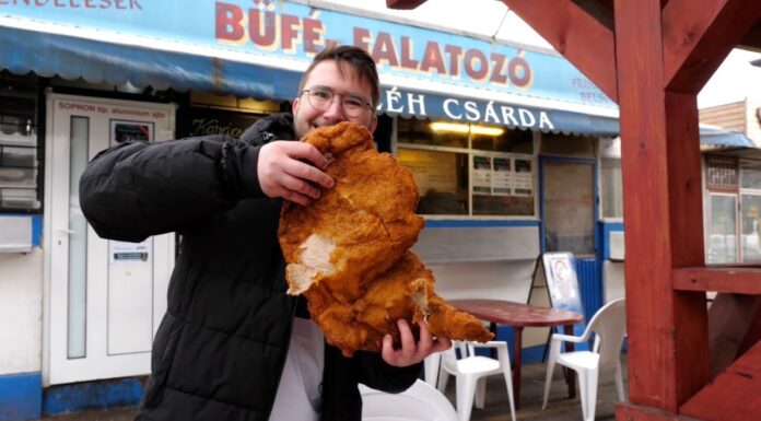 Degustăm ȘNIȚEL URIAȘ la Pléh Csárda în Budapesta, acolo unde l-a servit și Anthony Bourdain în 2015