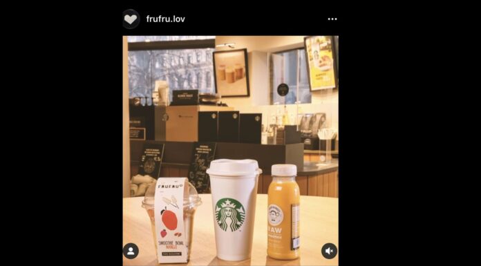 Preparatele FruFru se vor găsi în cafenelele Starbucks printr-o colaborare surpriză