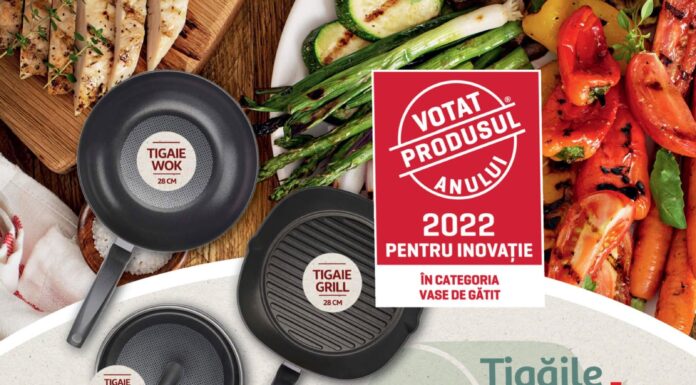 Tigăile din aluminiu 100% reciclat Actuel, marcă exclusivă Auchan sunt votate Produsul Anului
