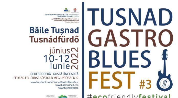 A treia ediţie Tuşnad Gastro Blues Fest începe pe 10 iunie la Băile Tuşnad
