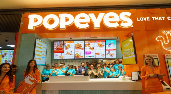 Popeyes România deschide al treilea restaurant în Bucureşti, în AFI Cotroceni